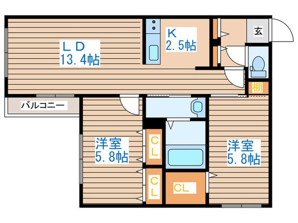 Live auraの物件間取画像